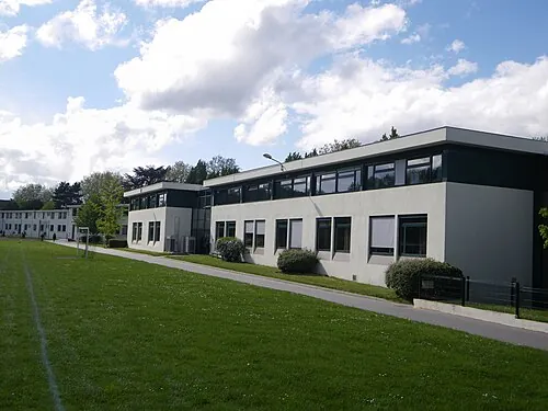 Upper School building at the American School of Paris