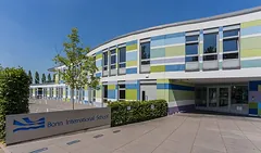 Bonn International School campus buildings, photographed in 2014