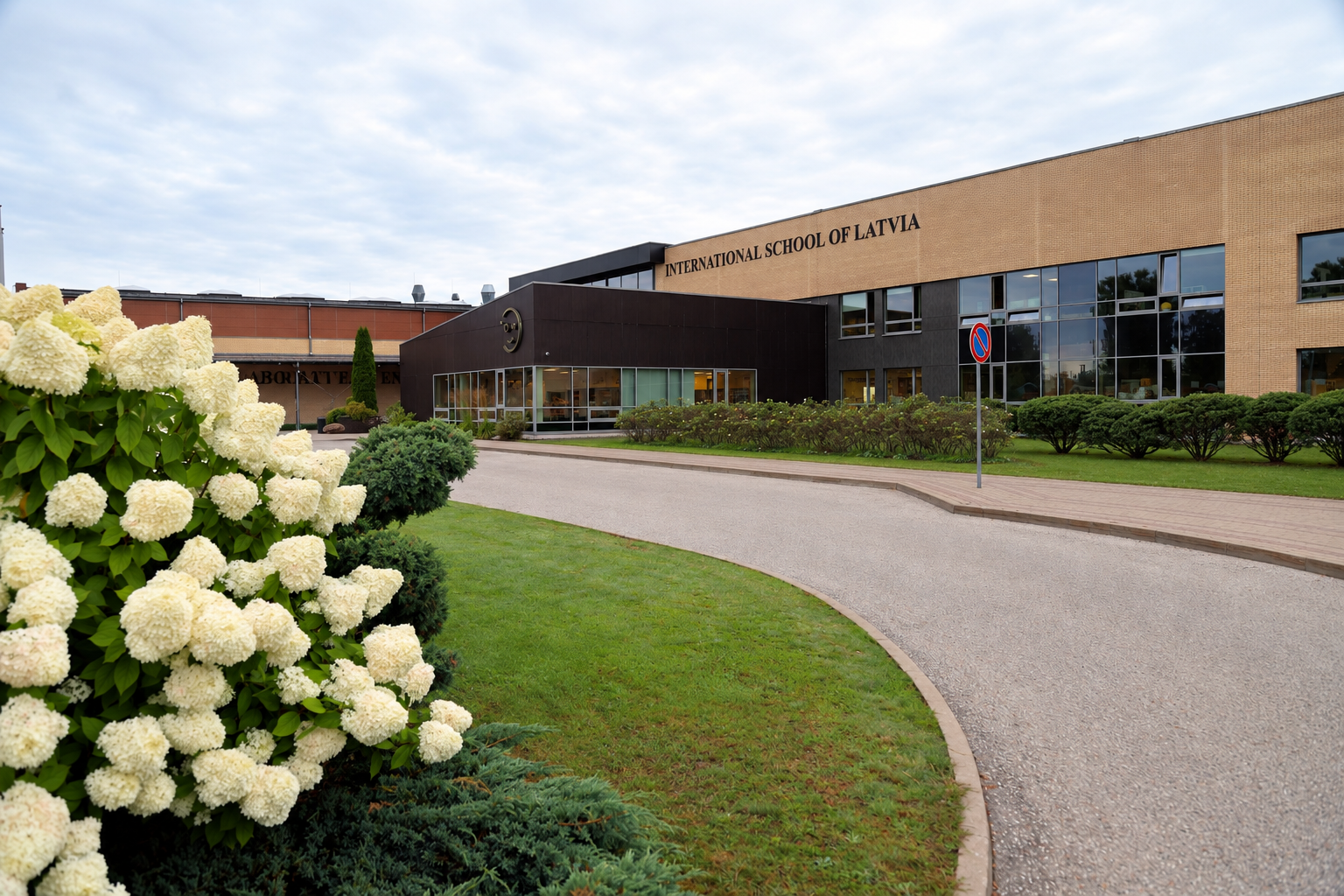 International School of Latvia campus building in Piņķi