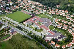 International School of Prague campus buildings, photographed in 2011