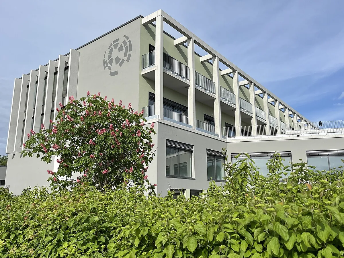 International School of Stuttgart Degerloch campus building, photographed in 2024