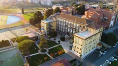 St George's British International School La Storta campus in Rome, aerial view from 2021